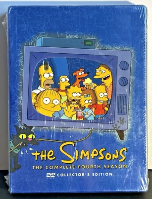 The Simpsons: Complete Fourth Season 4th (DVD 2004 4-Disc Collectors) Foto 1 de 4