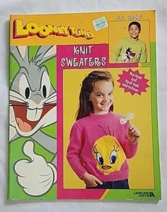 Looney Tunes Knit Sweaters Pattern Book Leisure Arts #3470 - Picture 1 of 5