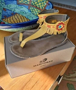 Manitobah Wasaga Ankle Sandal Size 39 - Picture 1 of 6