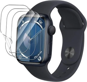 3X Film Hydrogel 3D pour Apple Watch Series 9 / 8 / 7 / 6 / 5 / 4 Ultra 2 Protection - Photo 1 sur 8