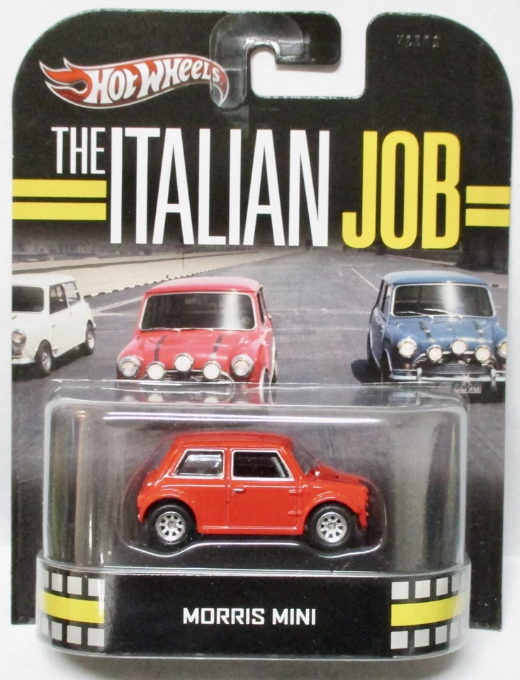 2012 HOT WHEELS RETRO ENTERTAINMENT THE ITALIAN JOB MORRIS MINI RED  - Image 1 of 1