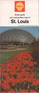 1966 Shell Road Map: St. Louis NOS - Picture 1 of 1