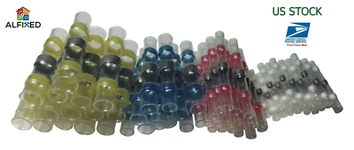 ALFIXED Heat Shrink Solder Seal Butt Wire Connector Splice Terminal Waterproof - Image 1 of 4