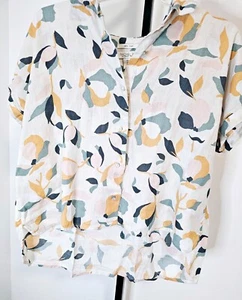Rachel Zoe Tops Rachel Zoe Floral Linen Button-Front Top - Large - Picture 1 of 7