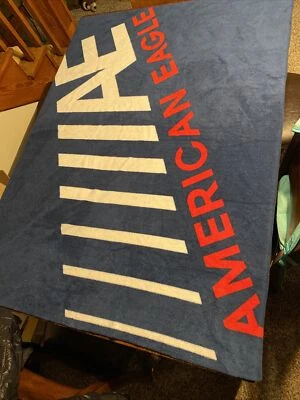 New American Eagle Outfitters Fleece Throw Blanket 50” X 60” - Image 1 of 3