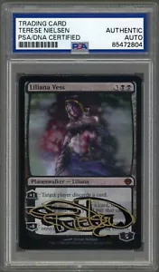 Terese Nielsen SIGNED MTG Magic Gathering Liliana Vess Foil PSA Shadow-Auto - Bild 1 von 2