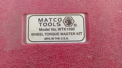 Matco Tools -WTK1590- Wheel Torque Master Kit 1/2" Drive 10 Pc - Image 1 of 4