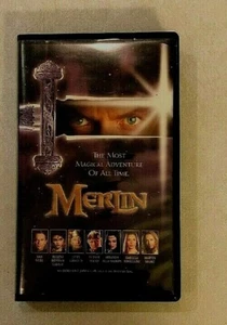 Merlin (VHS, 1998, Clam Shell) - Picture 1 of 3