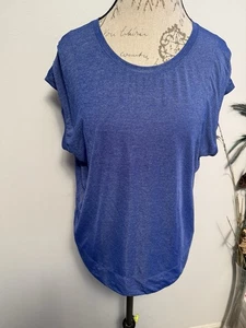 Lululemon Damen Gait Keeper Kurzarm meliert blau sportlich Top 10 - Bild 1 von 7