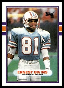 1989 Topps Ernest Givins Houston Oilers #103 - Picture 1 of 2