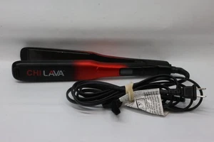 CHI Lava GF8300 1,5” piastra in ferro ceramica vulcanica nero/rosso - Foto 1 di 10