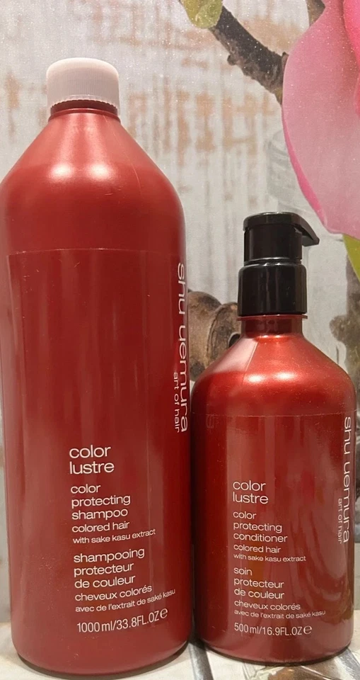Shu Uemura Color Lustre Color Protecting Shampoo 33.80z and Conditioner 16.9 oz - Image 1 of 1