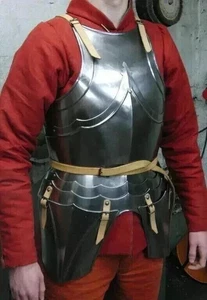 Mittelalter Stahl Oberkörper Rüstung Brustplatte Ritter Kürass Brust Jacke - Bild 1 von 4