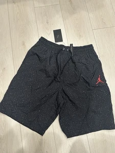 Neu Nike Air Jordan Splatter Cement Basketball Shorts Badehose Herren L - Bild 1 von 2