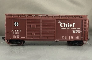 C & BT Shops - Santa Fe - 40' Chief D/D Box Car # 64613 con Kadees - Foto 1 di 6