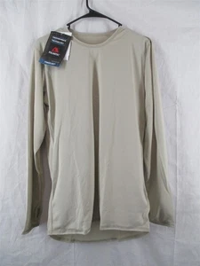 Gen 3 Level 1 Small Regular Sand Tan Silk Weight Undershirt ECWCS Army USGI NWT - Picture 1 of 3
