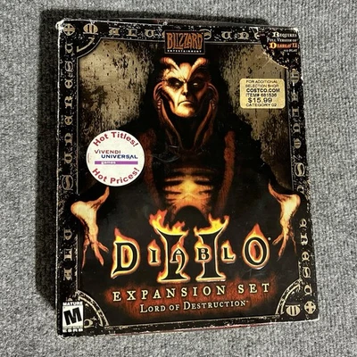 Diablo II 2 Lord of Destruction Expansion Set Big Box NEW SEALED w/ Damaged Box - Image 1 of 4