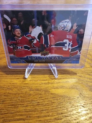 23-24 UD Series 1 Jake Allen UD Canvas #C42 - Image 1 of 2