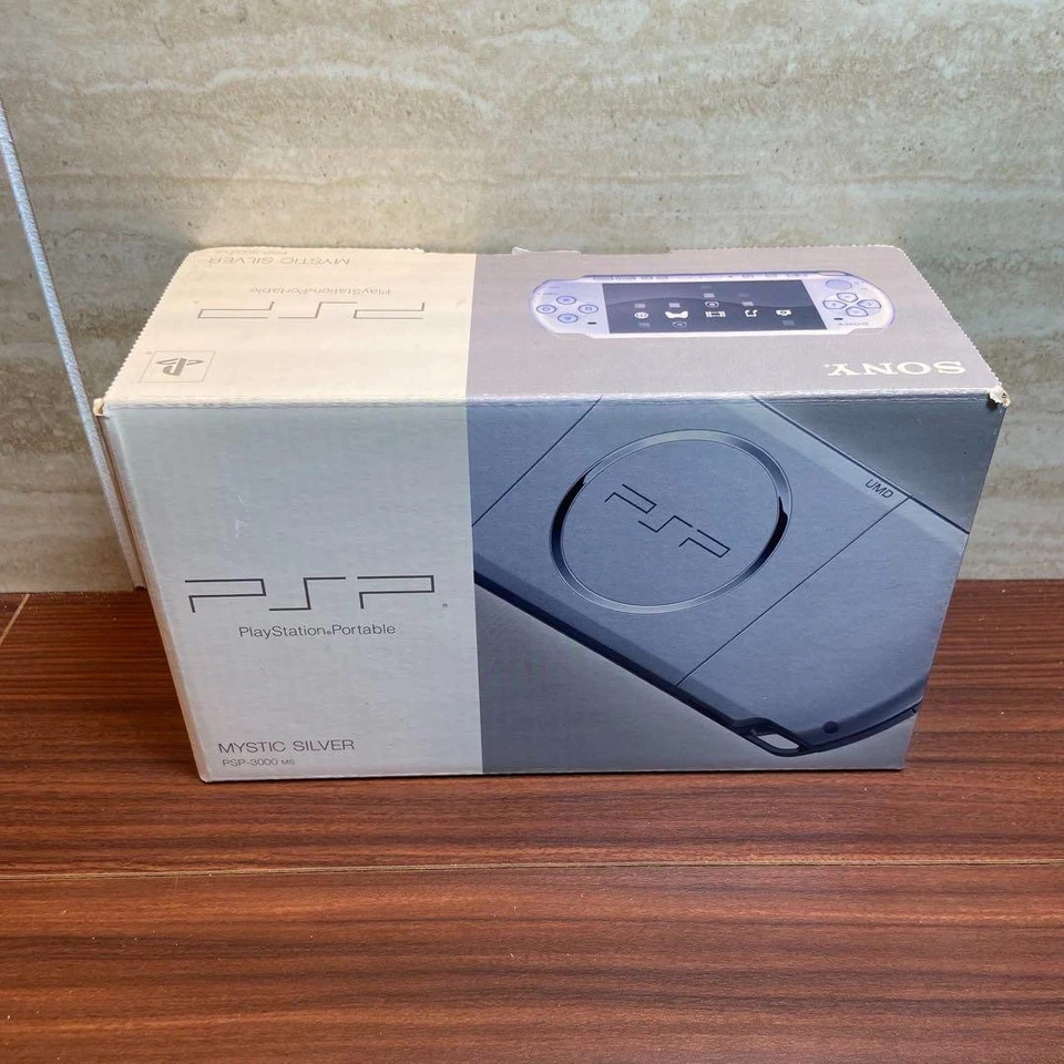 NEW Sony PSP 3000 SILVER Handheld System Unopened  From Japan - Image 1 of 1
