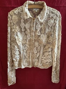 Vintage 80s Phase Eight Shirt Size 16 - Picture 1 of 5