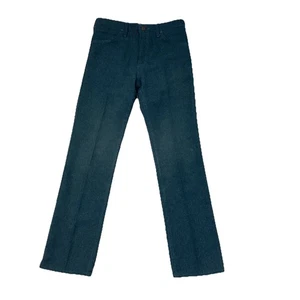 Vintage Wrangler Hose Herren 32x30 blau Plissee 70er Wrancher Bootcut Western Kleid - Bild 1 von 12