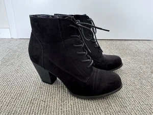 Stiefeletten, Damen, Schwarz, Größe 38, Deichmann, Kunstwildleder - Bild 1 von 7