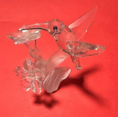 Swarovski Kolibri Crystal Art. 7615 Kristall Vogel Glas & Box Figur ca. 7 cm - Bild 1 von 4