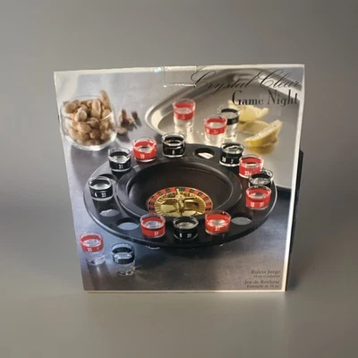 Crystal Clear Game Night - Roulette Game - 19 Piece Set - Shot Glass Game - Image 1 of 4