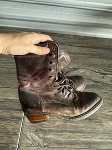 Double-H Women's 10 M Aberdeen Packer Leather Western Lace up Work Boot DH058B - Picture 1 of 10