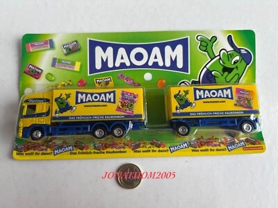HARIBO - CAMION SCANIA CON RIMORCHIO BONBON MAOAM IN 1/76° - Immagine 1 di 4
