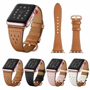 Cinturino donna per Apple Watch 10 9 8 7 6 SE 40/44/41/45/42/46mm cinturino pelle sottile - Foto 1 di 33