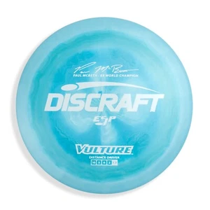 Discraft Paul McBeth ESP Vulture Distance Driver, Blue With White - Picture 1 of 1
