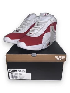 EU Größe 42,5 / US Size 9,5 - Reebok Answer 3 Team DMX White Red - Bild 1 von 8