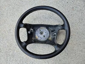 2001-2005 BMW E46 325i 325ci 330i Factory Leather Steering Wheel 4-Spoke OEM - Picture 1 of 7