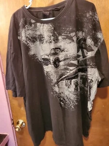 Vintage Kani Gold Short Sleeve T-Shirt Men's 4XL Black - Picture 1 of 6