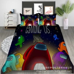 among us queen size bed sheet - Picture 1 of 1