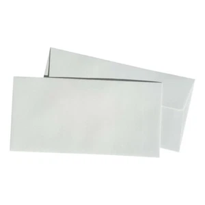 25 Conqueror Texture DL Weiß Briefumschläge DIN Lang 110x220mm creme Römerturm - Bild 1 von 4