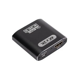 Splitter 1-In 2-Out - Aluminum 4K Signal V1.4 Powered HDCP Bypass SupportMk - Picture 1 of 6