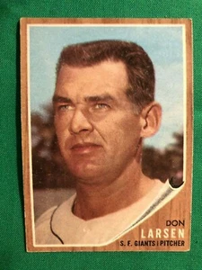 1962 Topps #33 Don Larsen Ex - Imagen 1 de 2