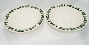 Vintage Homer Laughlin Green Ivy Serving Bowl 9"-1952 - Picture 1 of 3