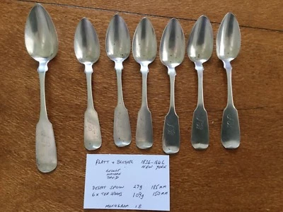 Coin Silver Spoons Platt And Brother - image 1 of 2