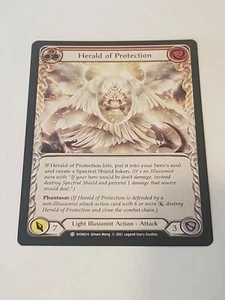 Herald of protection (red) monarch 1st edition NM Flesh And Blood tcg - Picture 1 of 2