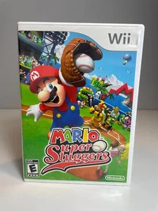 Mario Super Sluggers Nintendo Wii CIB Complete Very Good - Picture 1 of 10