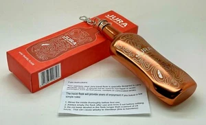 JURA SINGLE MALT SCOTCH WHISKY HIP FLASK - GOLF FISHING HUNTING STAG HEN WHISKEY - Foto 1 di 7