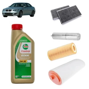 Kit tagliando 4 filtri + 6L olio Edge 5W30 per BMW Serie 5 E60 525d 530d 535d 20 - Imagen 1 de 5