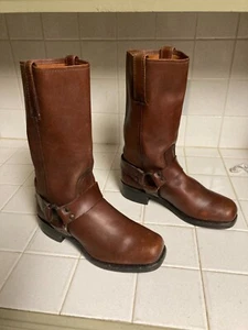 FRYE HARNESS AMERICANA Boots 150 Year Anniversary Stars Stripes USA Men's 7 M - Picture 1 of 16