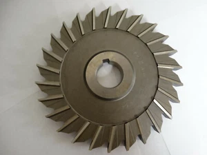 F&D Straight Tooth Side Mill Cutter - HSS - 7" Dia x 11/16" Wide x 1-1/4" Hole - Picture 1 of 3