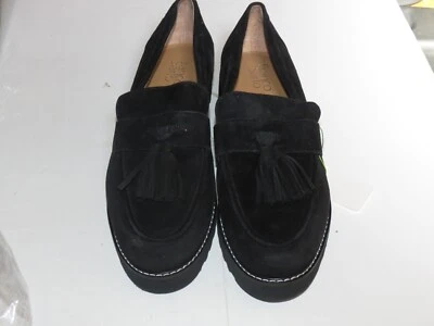Zapato Mocasines Franco Sarto Para Mujer Negro Carolynn Borla Suela Talla 10 Foto 1 de 4