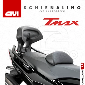 SCHIENALINO POGGIASCHIENA SCHIENALE GIVI YAMAHA TMAX T-MAX 500 DAL 2008 AL 2011 - Imagen 1 de 4