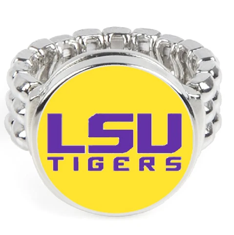 LSU Lousiana State University Tigers Gift Mens Womens College Ring Fits All D2 Cover